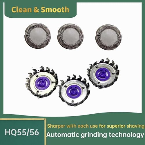 3 Set Replacement Shaver Head Blades Fit for Norelco 4604X, 4602X, 4601X, 4401LC, 4402LC, 4403LC and More, Easy-to-install Replacement Blades for Hassle-free Grooming, Men's Electric Shavers
