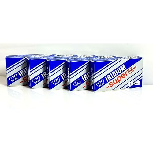 Wizamet Super Iridium Double Edge Razor Blades Pack of 50