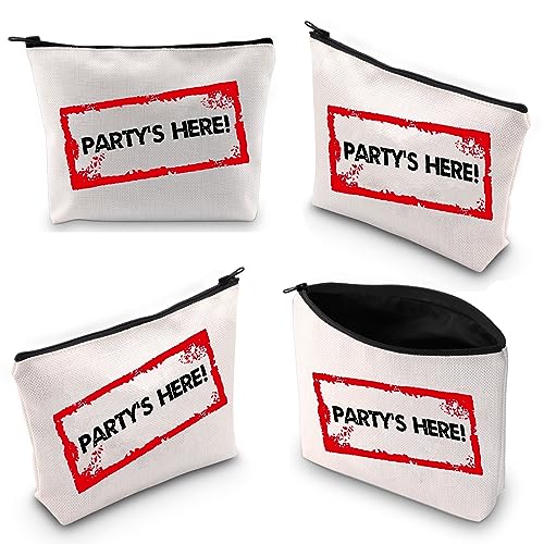 JarThenaAMCS 2Pcs Smile Clear Makeup Bags Classic Smile Face Plastic Cosmetic Bags Waterproof Yellow Toiletry Travel Pouch for Women Summer Beach Party Favor Supplies