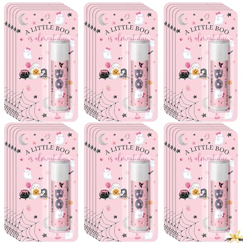 30 Pack Christmas Little Boo Baby Shower Games Prizes Party Gifts Bulk Lip Balms Favors for Winners Adults Guests Gender Reveal Favors Decorations Baby Shower Souvenirs Gift Bags Stuffers