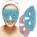 2PCS Ice Face Mask, Cold Hot Gel Face Eye Mask, Ice Mask with Soft Plush for Cooling Freezer Eye Mask for Puffy Eyes, Redness, Headaches, Stress
