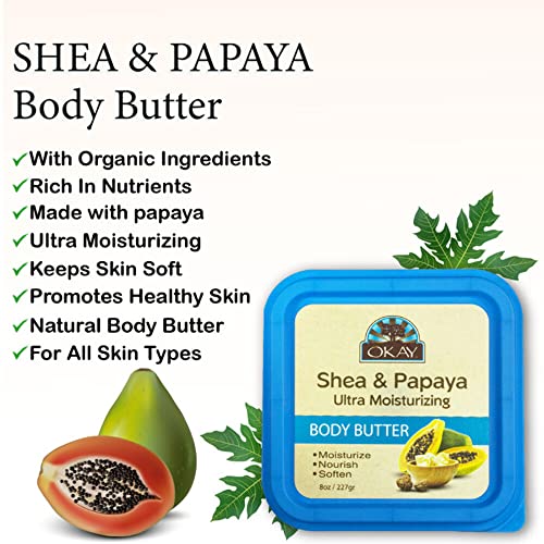 Okay Shea & Papaya Ultra Moisturizing Body Butter