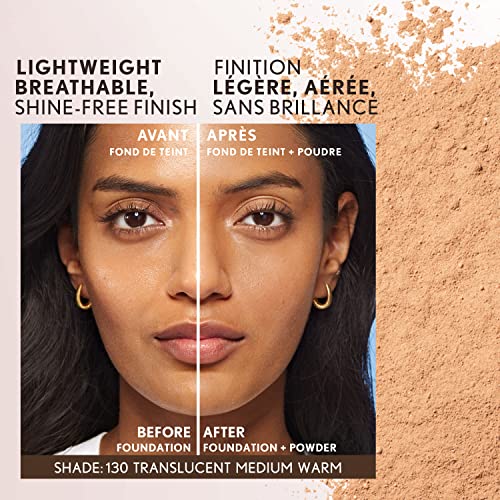 COVERGIRL Clean Invisible Loose Powder - Loose Powder, Setting Powder, Vegan Formula - Translucent Medium, 20g (0.7 oz) (Pack of 2)