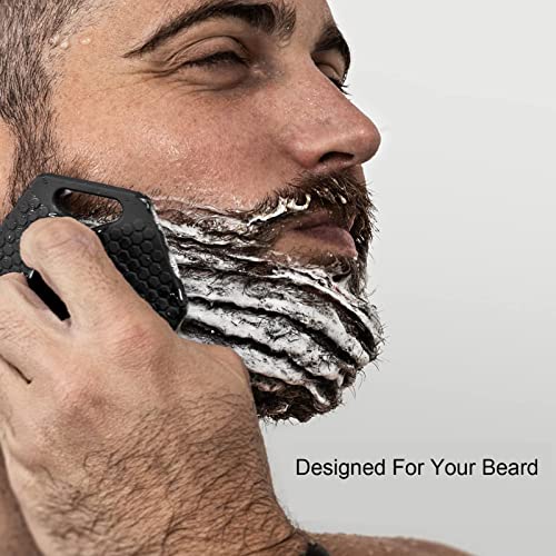 Dioche Facial Exfoliating Brush - Deep Cleansing Silicone Beard Brush with Suction Cup - Promote Hair Growth & Enhance Circulation - Soft Silicone Design for Home and Salon Use