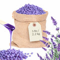 Professional Bulk Hard Wax Beads ? 5LB (80oz) Jumbo Refill for Hair Removal, Purple Stripless Hard Wax for Coarse Hair, Brazilian, Bikini, Face & Body, Lavender Purple