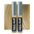 Root touch up, temporary hair color to cover gray hairlines, eyebrows, Mustache & Beards Greyfree 2 PACK (DARK BLONDE)