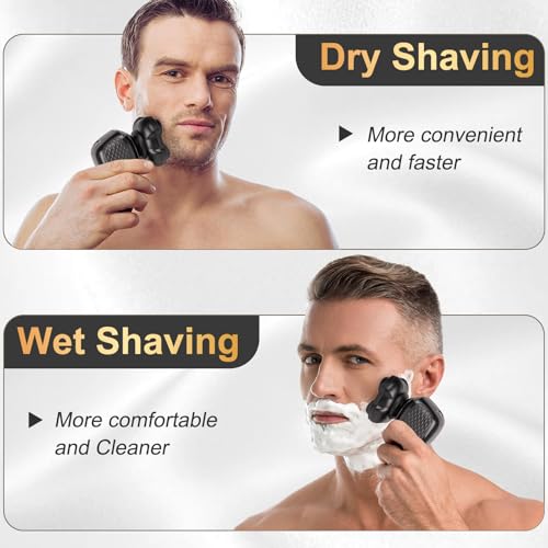 Shaver Replacement Heads Compatible with Microtouch Titanium Head Shaver,for Bald Men Electric Shaver Replacement Heads,1 Pack