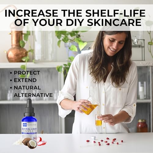 Skin Perfection Leucidal Complete Preservative for Lotion Making - Leucidal Liquid Complete Water Based Cosmetic Protection - DIY Synthetic Alternative Preservative for Hair & Skincare Products