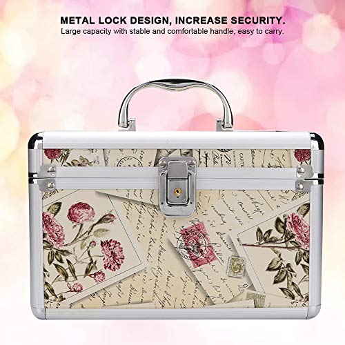 YUYTE Case Makeup Case Makeup Storage Case Makeup Organizer Case Empty Storage case, portable storage box for makeup artist/beautician