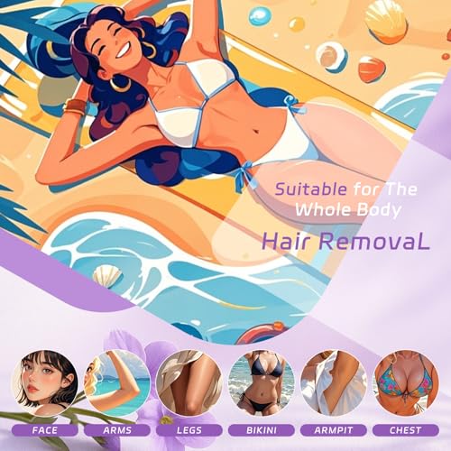 Hard Wax Beads for Hair Removal, Sensitive Skin, 1.2lb Wax Beans with Lavender formula for Full Body, Bikini Brazilian Waxing, Arms, Legs, Face, Eyebrow