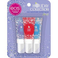 eos Holiday 24H Moisture Mini Super Balm Set, Sugar Plum Spritz, Candy Cane Swirl, Iced Sugar Cookie, Limited Edition Lip Care, Stocking Stuffers, 0.24 fl oz, 3-pack