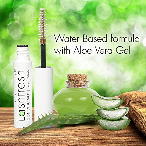 Eyelash Extension Conditioner with Silk Protein, 3ml. Keep natural lashes healthy and strong, soft and silky lash extensions.
