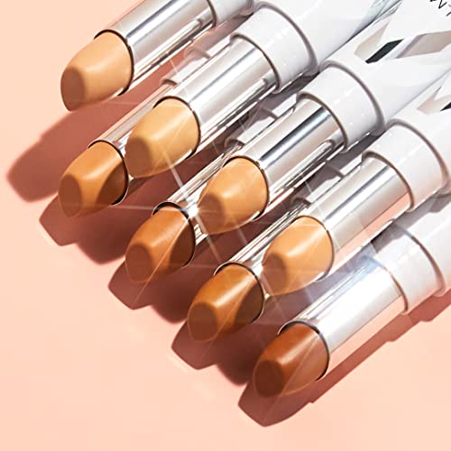 Almay Skin Perfecting Comfort Concealer, Face Makeup, Full Coverage, Natural Looking Finish, Cruelty-Free, Hypoallergenic, Dermatologist Tested, 100 Fair, 1 Count