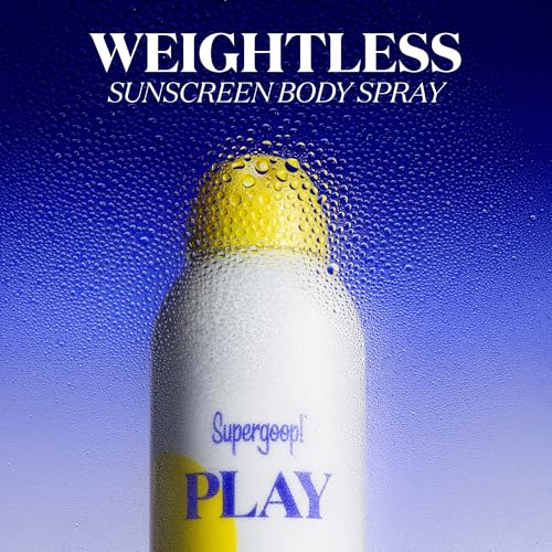Supergoop! PLAY Antioxidant Body Mist w/Vitamin C - 6 fl oz - SPF 50 PA++++ Broad Spectrum Sunscreen - Body Spray - Great for Active Days (Pack of 2)
