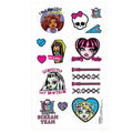 Freaky Fab Monster High Birthday Party Temporary Tattoos Favour (16 Pack), Multi Color, 2" x 1 3/4".
