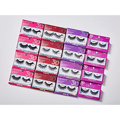 i?ENVY 3D Collection Eyelashes Multiangle & Volume (KPEI121) 3 Pack