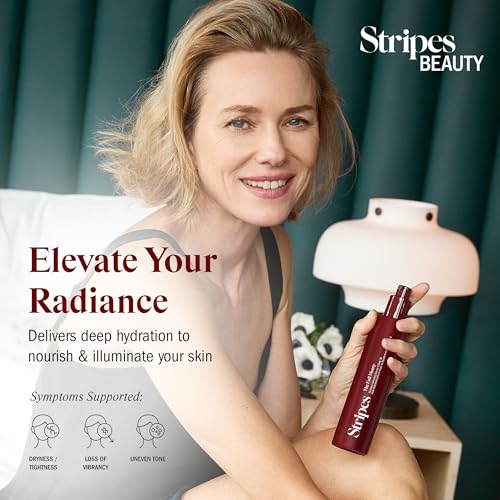 Stripes Naomi Watts The Full Monty Post Shower Body Oil To Brighten Hydrate With Squalane Vitamin C Improve Skin Softness Elasticity Moisture Balance