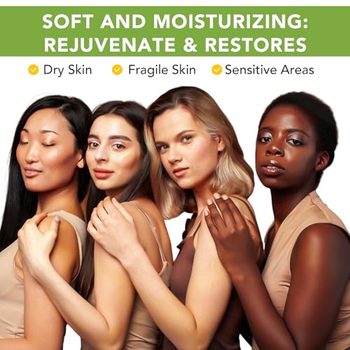 Raw Organic Shea Butter,Natural Unrefined Moisturizer for Dry Skin, Deep Hydration & Locking Water, Keeps Skin and Hair Moisturizing 7.8 OZ