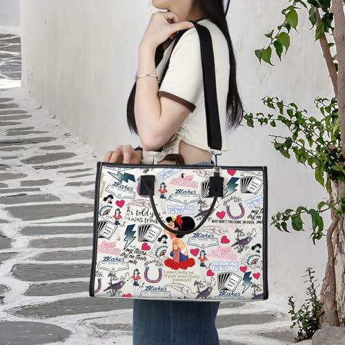 BWWKTOP Singer Song Cosmetic Makeup Bag Singer Album Inspired Gift I Told You I Was Trouble Zipper Pouch Bag Singer Musical Merch (I Told You BG)