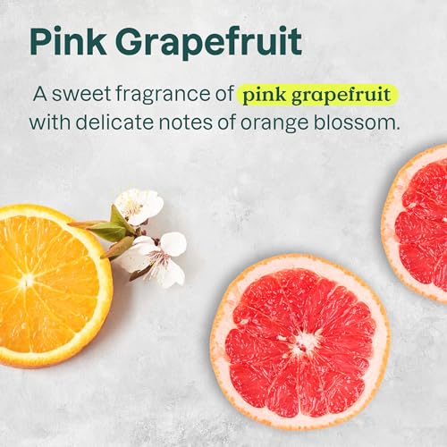 ATTITUDE Foaming Hand Soap, EWG Verified, Plant and Mineral-Based Ingredients, Vegan and Cruelty-free Personal Care Products, Pink Grapefruit, 10 Fl Oz (Pack of 6)