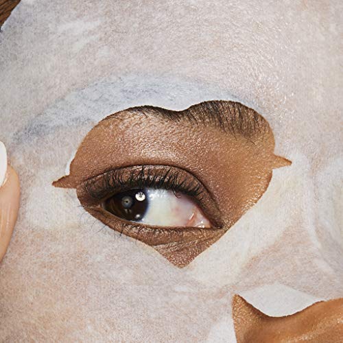 Pacifica Beauty Disobey Time Peptide Hydrating Facial Sheet Mask | For All Skin Types | 1 Count | Hyaluronic Acid, Rose + Peptides | 100% Cotton Mask | Moisturizing + Calming | Vegan + Cruelty Free