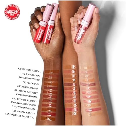 COVERGIRL Clean Fresh Yummy Lip Gloss,Sheer,Natural Scents,Vegan Formula - Coconuts About You,(Pack of 2)