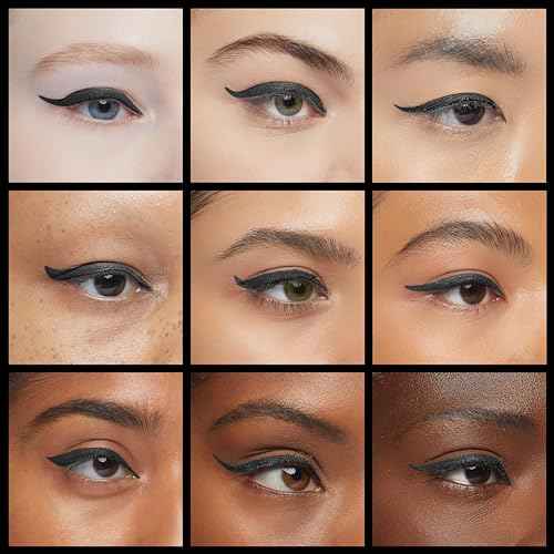 Luxillia Magnetic Eyeliner for Magnetic Eyelashes, Upgraded Strongest Hold, Most Natural Look, Waterproof, Smudge Proof Liquid Liner in Black