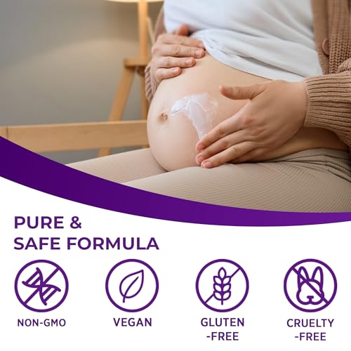 Stretch Mark Cream Prevention for Pregnancy - Maternity Cream for Stretch Marks Removal | Nourishing Formula ? Prevents Stretch Marks & Improves Elasticity - 4 oz (120g) (2 Pack)