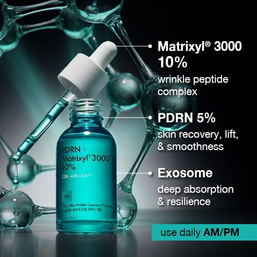 Advanced Wrinkle Repair Peptide Serum, Firming & Fine Line Smoothing, Fragrance-Free, 30 mL (Powered by PDRN 5% + Exosomes + Matrixyl¢ç 3000 Peptides)