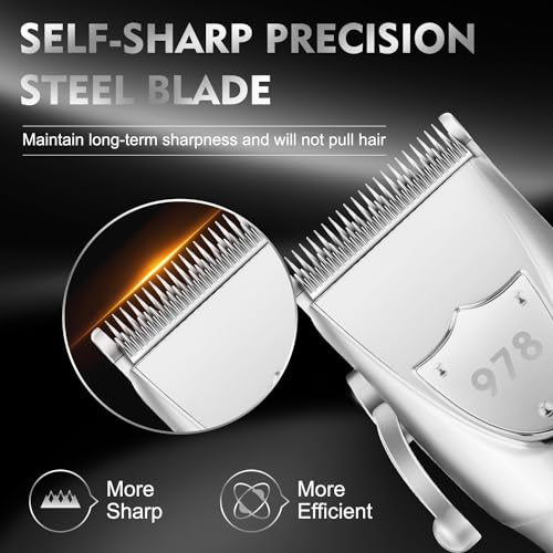 Professional Hair Clippers Set for Men, Electric Foil Shavers for Men, Barber Kit Clipper and Trimmer Set with Travel Case