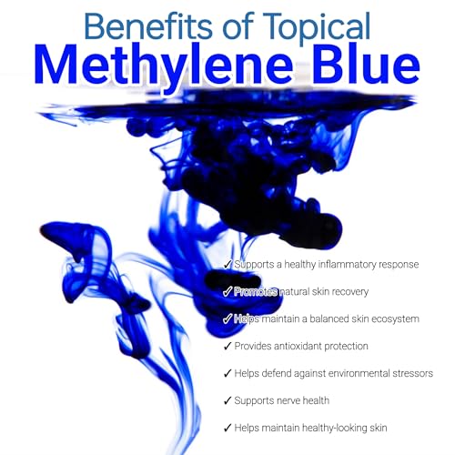 Methylene Blue Infused Whipped Grass Fed Beef Tallow Balm, Anti-Aging, Moisturizer, Stretchmarks, Rosacea, Psoriasis, Eczema, Acne, All skin types, Organic Ingredients (3.4oz)