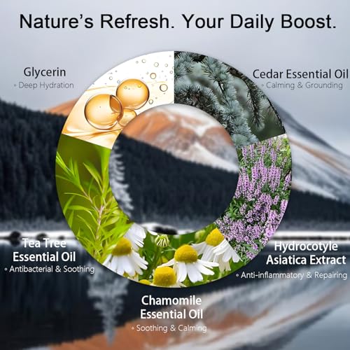 QOOQ Essential Oil Infused: The Perfect Natural Bar Soap for Men - Handcrafted for 12-Hour Deodorization - Smell Fresh, Distinctive, and Refined - Safe for Sensitive Skin