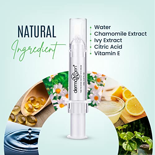 Advanced Eye Cream with Turmeric & Vitamin C ? Hydrating Formula for Dark Circles, Puffiness & Eye Bags ? Visibly Smooths Fine Lines for a Refreshed Look ? 8ml