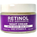 Delfanti Milano, Retinol Pro Advance Night Cream with Dead Sea Salts and Vitamin B, Anti Aging Moisturizer for Face and Neck, Made in Italy, 1.7 oz 50 mL