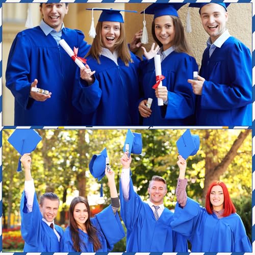 Dunzy 50 Pcs 2026 Graduation Lip Balm Bulk Gifts Graduation Party Favor Class of 2026 Lip Balm for Students High School College Classmates Celebration Party Grad Supplies(Blue)