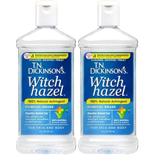 Dickinson's Witch Hazel Astringent | 8 Ounce | Pack of 2