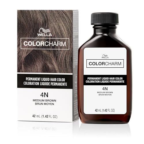 WELLA Color Charm Permanent Liquid Hair Color for Gray Coverage, Brown
