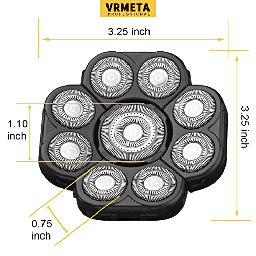Upgraded Version 9 Blades Electric Razor Shaver Heads
