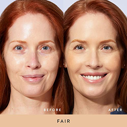Baked Balance-n-Brighten Powder Foundation, Fair + Italian Marble Sheer Hydrating Lipstick, Al Fresco