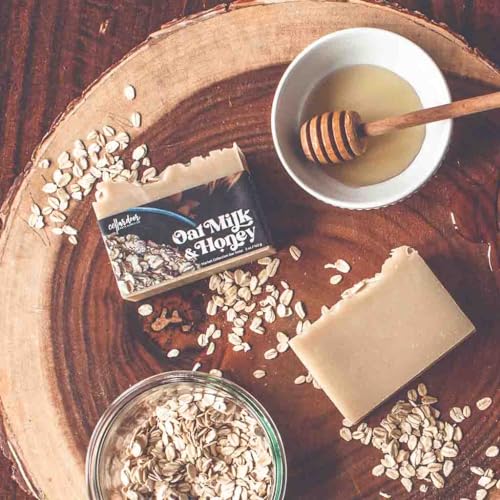Cellar Door Bath Supply Co. Bar Soap, 3 Bar Variety Pack - Oat Milk & Honey, Ginger Fizz, Satsuma Guava