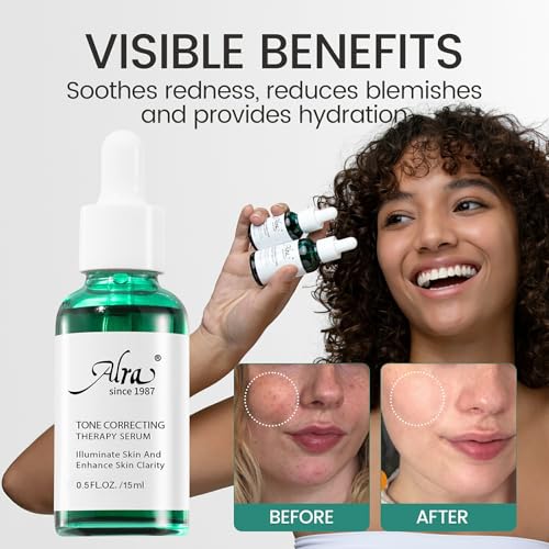 Alra Tone Correcting Serum for Face, Skin Brightening Serum with Niacinamide & Tranexamic Acid, Dark Spot Remover, Reduce Blemishes & Dullness, Skin Care for Women Men, Fragrance Free, 1 fl oz