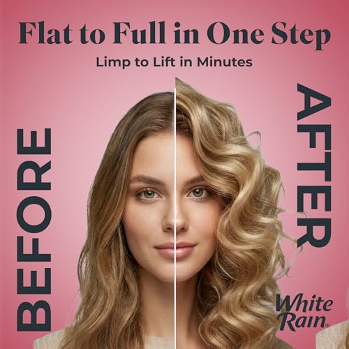 White Rain Volumizing Mousse for Hair Volume - 12 Pack 5 oz Each, Lightweight Styling Volume Hair Mousse for Women, Frizz Control & Root Lift, Fresh Scent