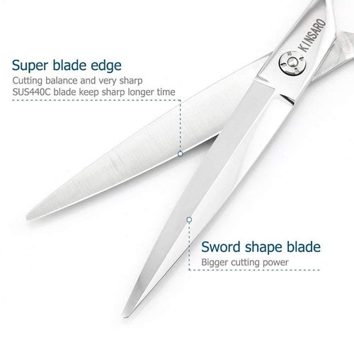 Hair cutting scissors 7 inch and hair thinning scissors 6 inch 440C professional hair scissors