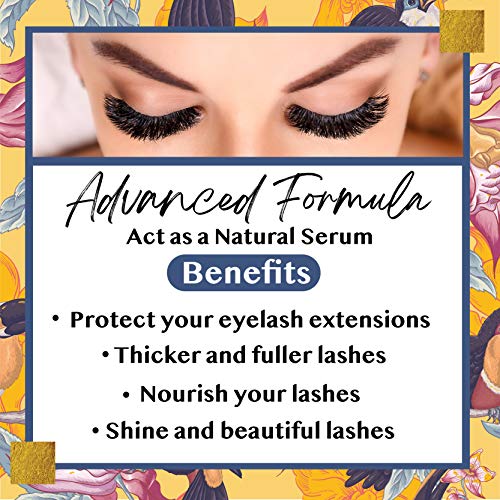 Lyon Lash Protective Coating Sealant/Mascara Brush Lash Sealer for Eyelash Extensions (5ml/0.17 oz) | Aftercare for Fuller Lash Growth & Better Retention | Essential Eyelash Extension Supplies (Clear)