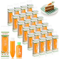 24 Pcs Easter Beauty Gifts Bulk Carrot Lip Balm Bulk Moisturizing Nourishing Lip Care Easter Basket Stuffers Goodie Bag Fillers Spring Gift Ideas for Women Adults (Red Velvet Carrot Cake)