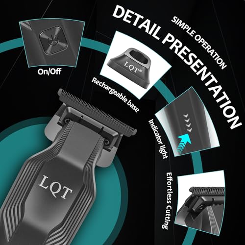 Men's Beard Trimmer - All-in-One Trimmer with Precision Dial - Premium Facial Hair Groomer - USB Recharge Dock, Cordless Waterproof Wet/Dry Clipper Gift for Father