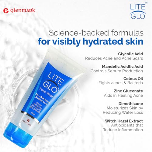 LITE GLOW Face Wash Glenmark (100ML)