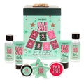 MAD BEAUTY FabYuleOus 7 Day Beauty Garland Advent Calendar, 7 Days of Bath & Body Goodies, Body Wash, Lotion, Bath Salts & Fizzers, Lip Balm