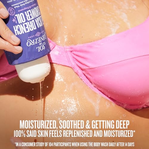 Sol de Janeiro Moistuizing Shower Duo | Delicia Drench Shower Oil & Beija Flor Elasti Body Wash | Cheirosa 59 & 68 | 13 fl oz. | Amazon Exclusive