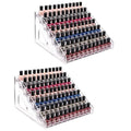 Pero Pero Nail Polish Organizer Acrylic Display Rack for Nail Polish Holder Sunglasses Organizer Essential Oils Holder Clear Eyeglasses Display Case Makeup Organizer